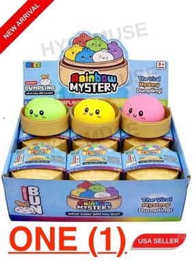 🥟 VIRAL TikTok Mystery Dumpling Squishy | 1 Random Piece Blind Box!